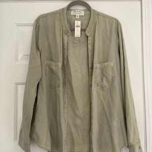 Cloth & stone light green shirt for Anthropologie